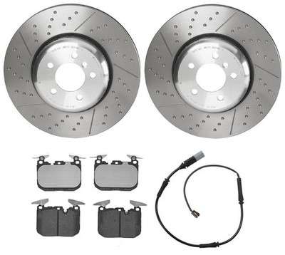 Brembo Front M Performance Brake Kit Disc Rotors Low-Met Pads For BMW F23 F30