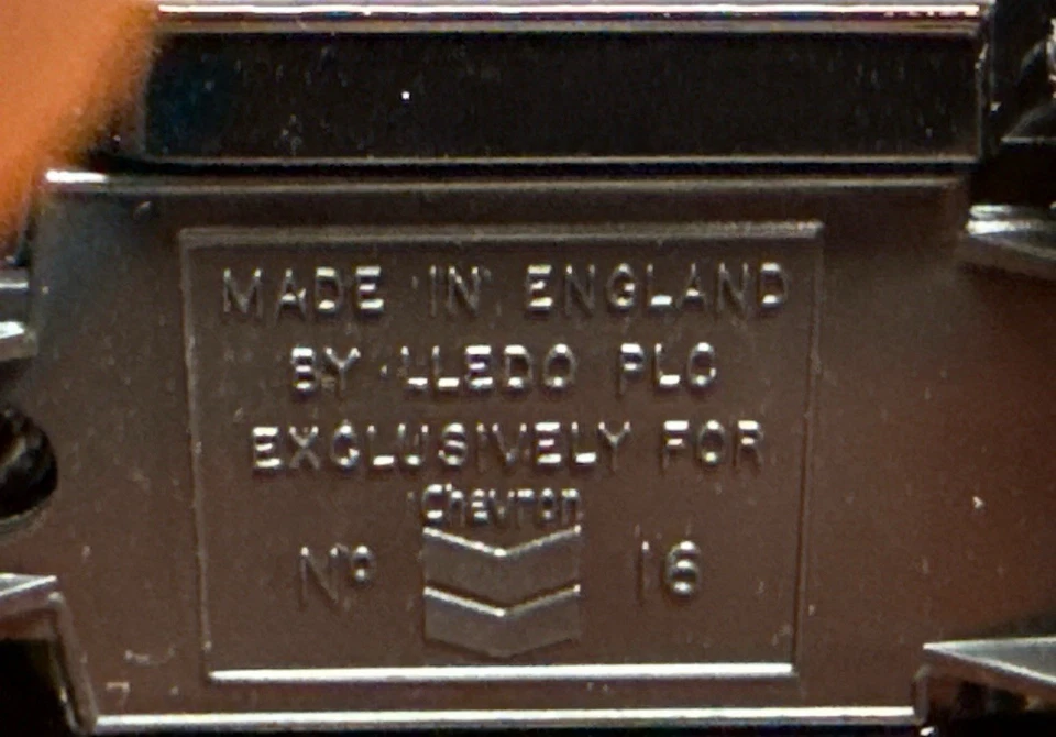 Lledo Chevron No. 16 Red Crown Gasoline Standard Oil Van Diecast Truck – Made - Image 2 of 2