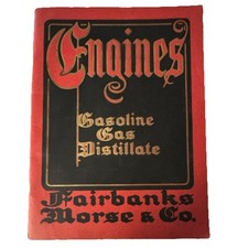 Original 1901 Fairbanks Morse & Co. Gasoline Distillate Hit Miss Engine Catalog