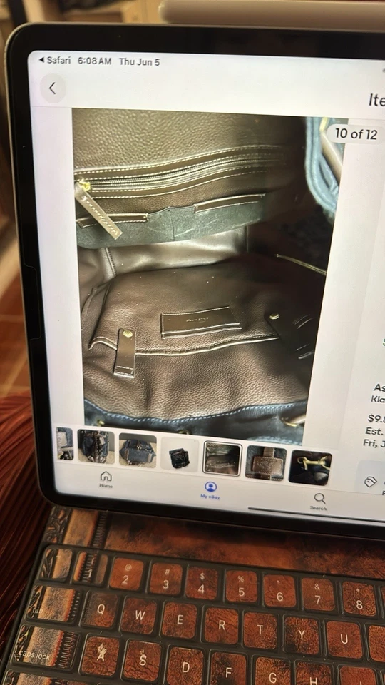 Mochila de mezclilla para hombre Cole Haan Matthews Foto 3 de 4