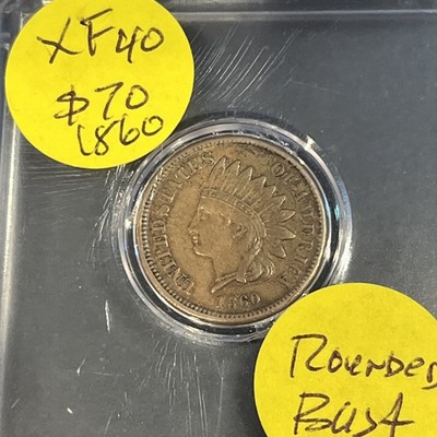 Indian Head Cents Lot (3 Coins Nice Grades); 1860, 1861, 1862