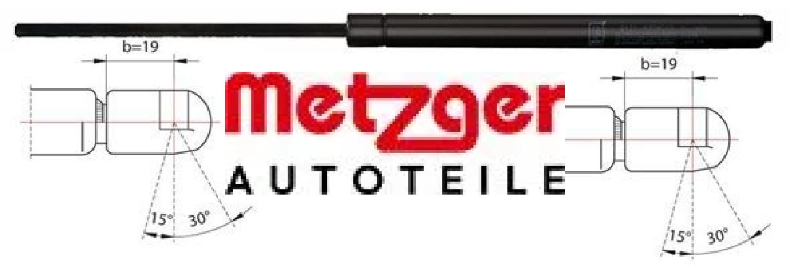 Original METZGER AUTOTEILE Gasfeder Koffer-/Laderaum 2110143 für BMW - Bild 2