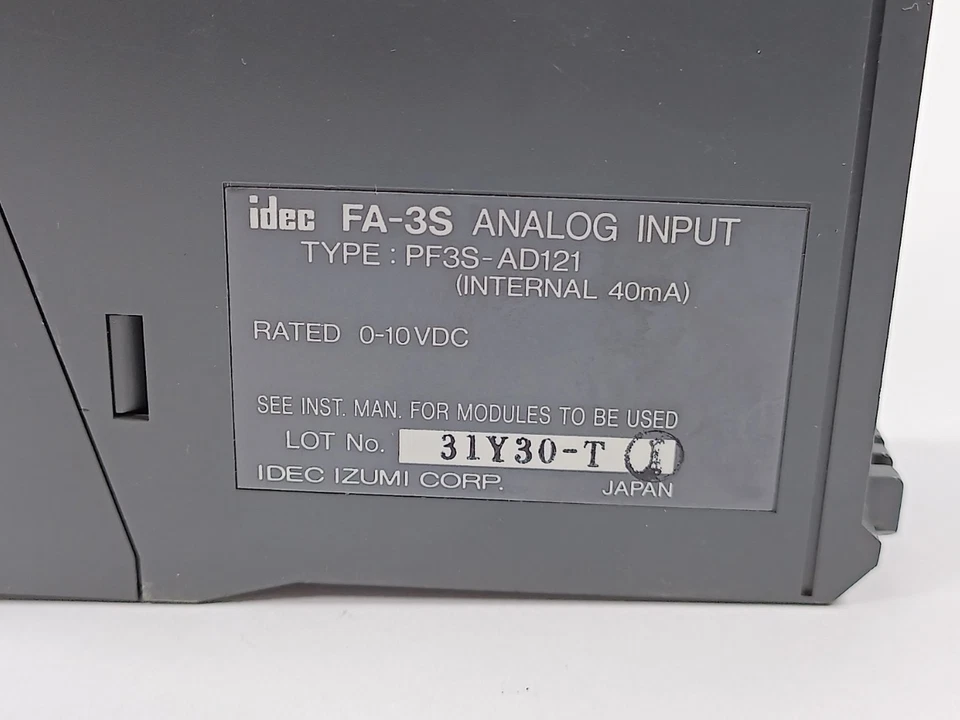 Idec PF3S-AD121 FA-3S Analog Input - Image 4 of 4