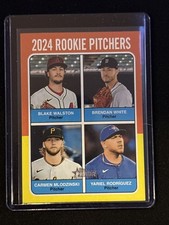 🔥Walston/White/Mlodzinski/Rodriguez 2024 Heritage High Number #624 RC Pitchers