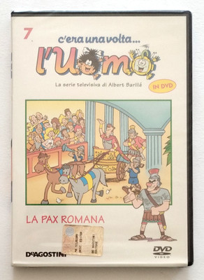 Dvd C'Era Una Volta L'Uomo 7 La Pax Romana Animazione DeAgostini Vintage (D2)
