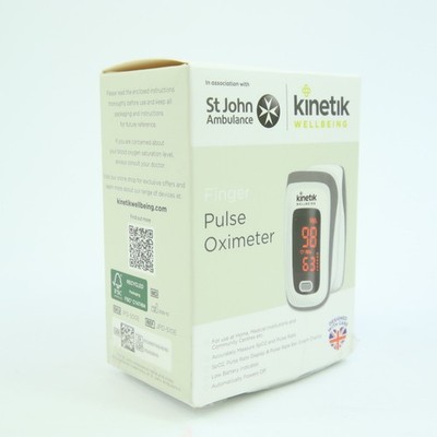 Kinetik Wellbeing Finger Pulsoximeter Pulsoximeter Blutsauerstoff Herzfrequenz