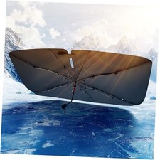 Windshield Sunshade Umbrella, Automotive Interior Sun Protection, Titanium