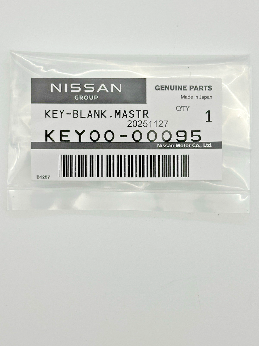 New Genuine OEM Nissan 1990-1996 Key-Blank Uncut NISSAN 300ZX Z32