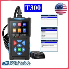 T300 OBDII Scanner Car Code Reader Live Data Battery Load Test Diagnostic Tool