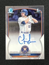 2023 Bowman DRAFT CHROME CAM FISHER AUTO ASTROS CDA-CFI