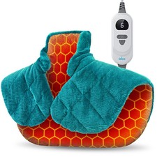 Graphene-Infused Heating Pad for Neck Shoulders and Back, Mothers Day Gifts f...