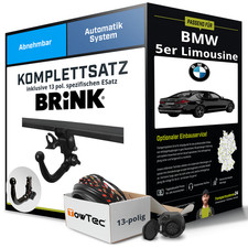 Für BMW 5er Limousine Typ G30 Anhängerkupplung abnehmbar +eSatz 13pol 02.17- AHK