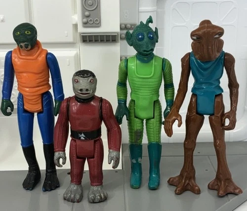 (3) Vintage ~Alien Cantina~ Star Wars Kenner Action Figure Lot    #14