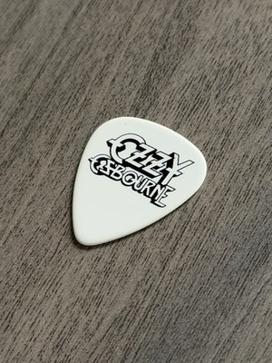 Ozzy Osbourne Jake E Lee Guitar Pick Heavy Metal RARE Black