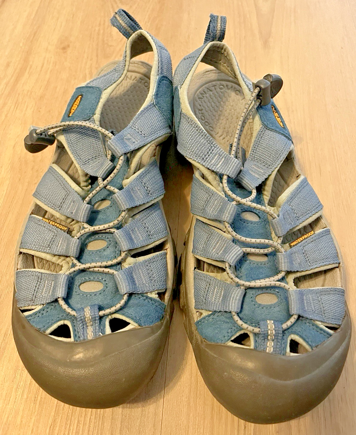 Scarpe Keen Newport H2 da uomo taglia 9 5 grigie sandali acqua blu escursionismo outdoor