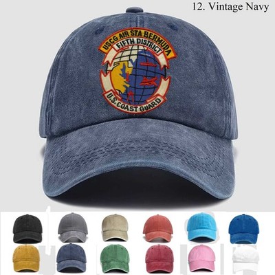 Customized Embroidered Hat Uscg Coast Guard 5th District Air Station Bermuda