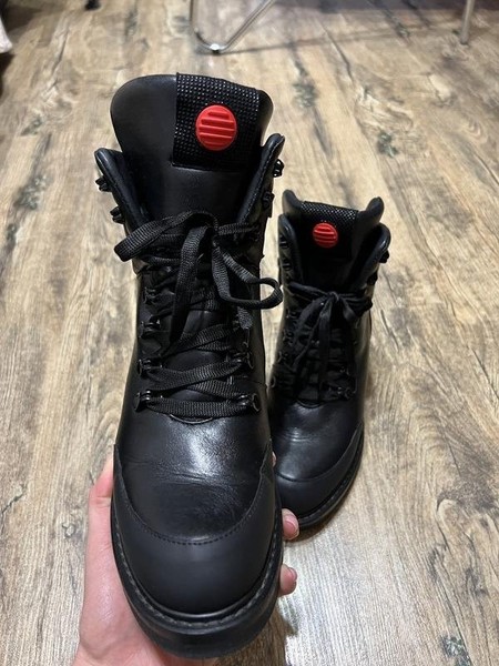 Women Genuin Vivier Boots Black Leather 37