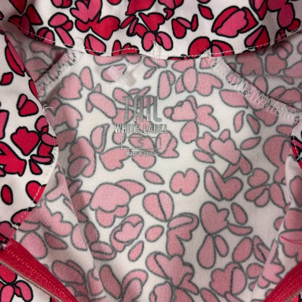 Tail White Label - Suéter Pullover Para Mujer Rosa Rojo Blanco Floral - Talla: Pequeña Foto 4 de 4