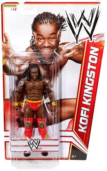 Mattel WWE Basic Series 15 Kofi Kingston (#14) Wrestling Action