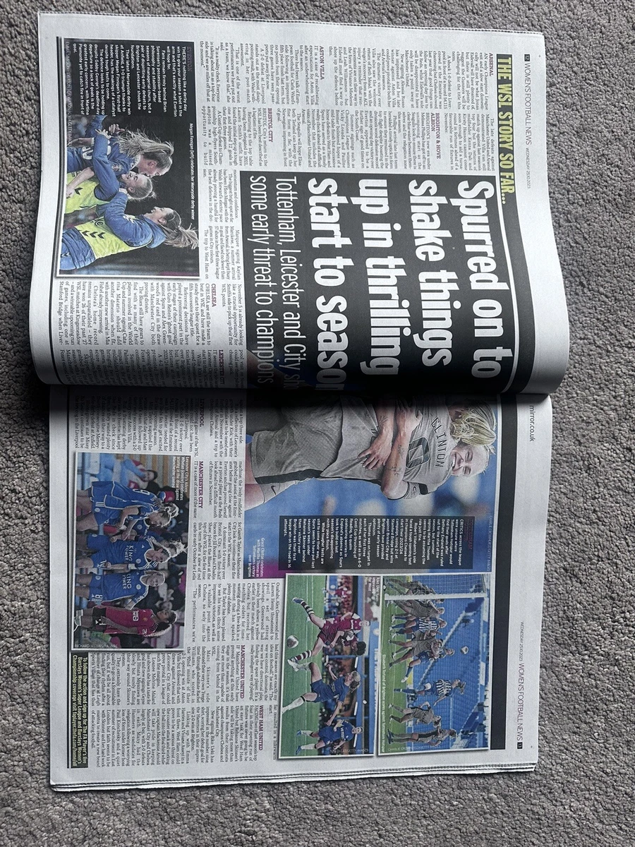 Women s Football News Daily Mirror November 11 23 2023 2024 23 24