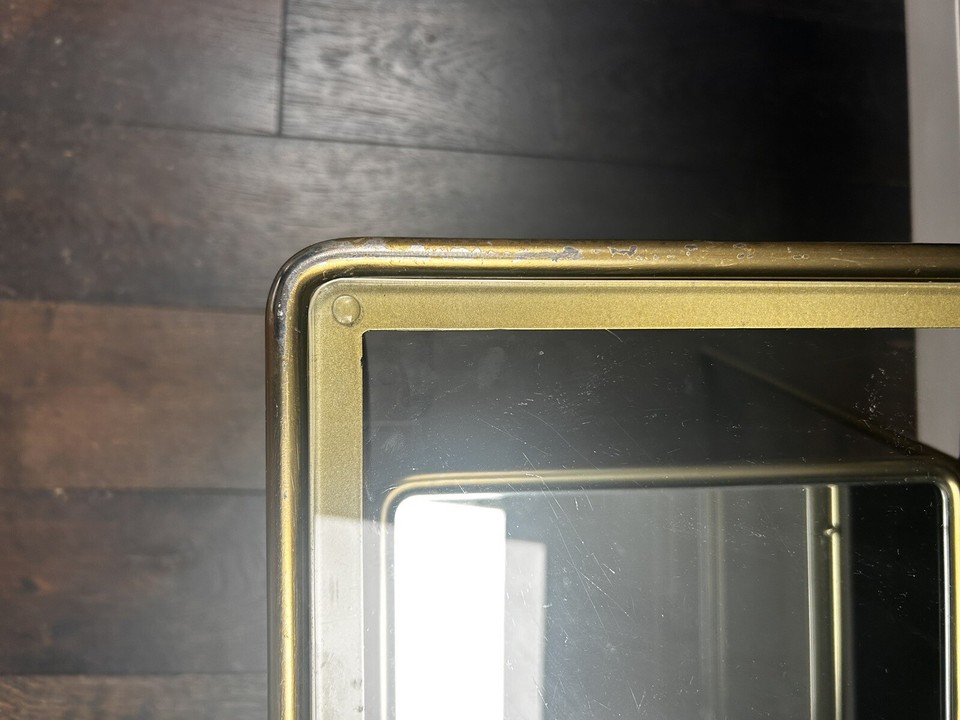 Nine elm Pair Of Glass And Brass Bedside Tables eBay