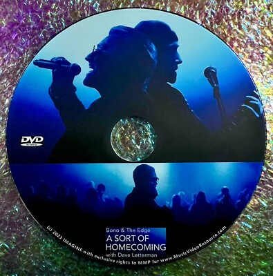 Bono & The Edge A Sort of Homecoming DVD David Letterman U2 + BONUS Material