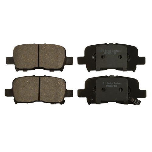 FRONT REAR Premium Ceramic Disc Brake Pad For 02-04 Honda Odyssey Acura MDX - Picture 4 of 5