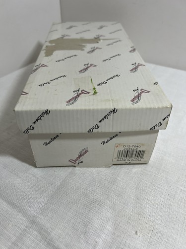 Duck House Heirloom Doll Joelle and Teddy Bear D12-7040 Green Eyes 12 in - Picture 7 of 7