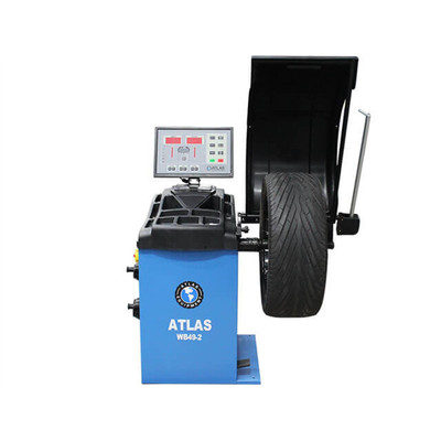 Atlas WB49-2-PRO Wheel Balancer with 3D Data Entry and LED Display