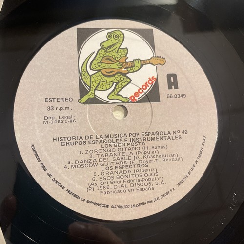 Los Ben Posta/ Los Espectros/ Los Electronicks LP Alligator 1985 Latin Rock EX!! - Picture 3 of 4