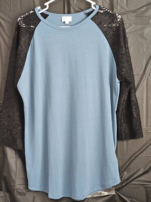 Lularoe Randy 3/4 Sleeve Blouse Women's L