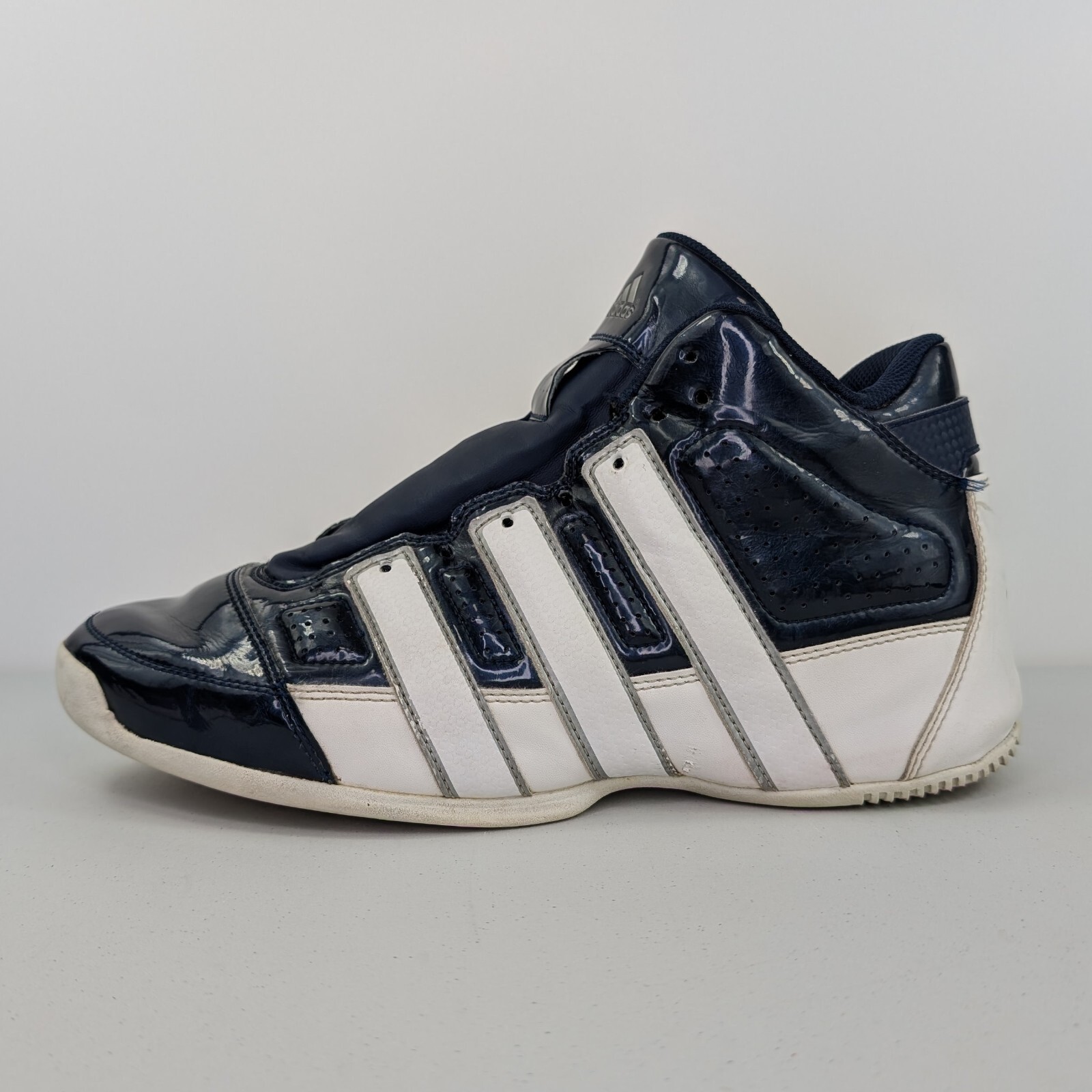 Mens Sz 8.5 Blue White Sneaker Mid Y2k