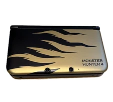 Nintendo 3DS LL Monster Hunter 4 Rajan Gold Limited Edition Console tested Used