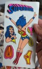 VINTAGE Puffy Stickers Wonder Woman Super Hero DC Comics READ (#2)