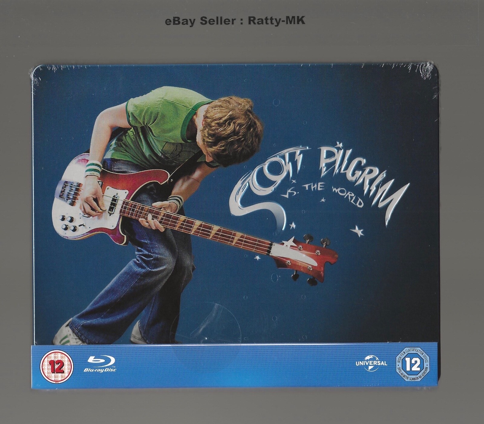 SCOTT PILGRIM vs THE WORLD - UK EXCLUSIVE BLU RAY STEELBOOK  - NEW & SEALED