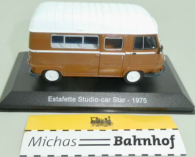 Wohnmobil Estafette Studio Car Star 1975 Camper Ixo Hachette Diecast 1:43 UH1 µ