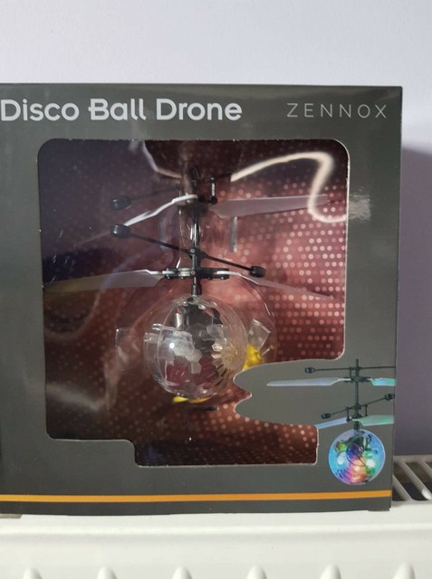 flying disco ball drone