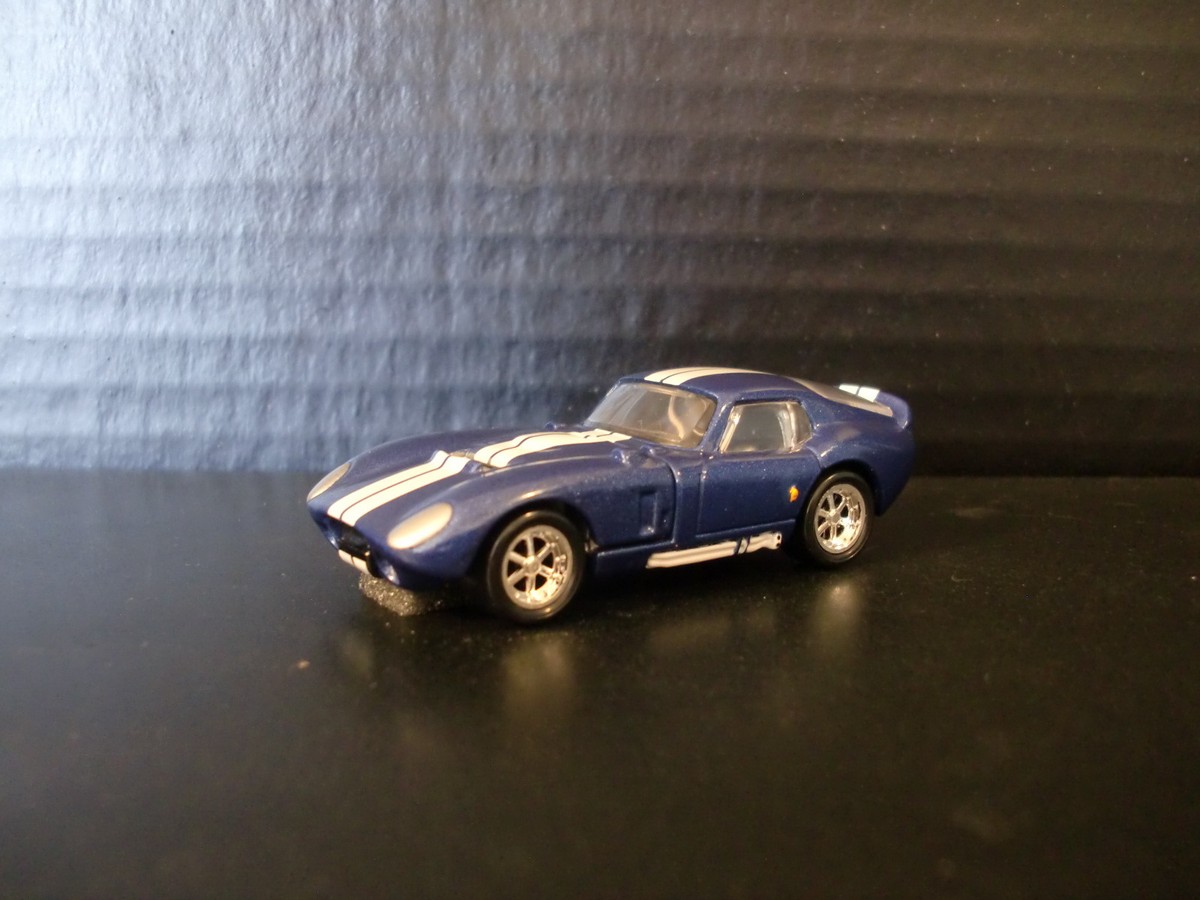 1965 Shelby Cobra Daytona Coupe Blue with Opening hood Loose