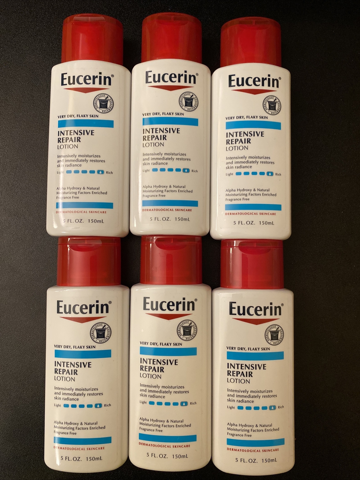 6* EUCERIN INTENSIVE REPAIR RICH FEEL LOTION - VERY DRY SKIN 5 FL OZ