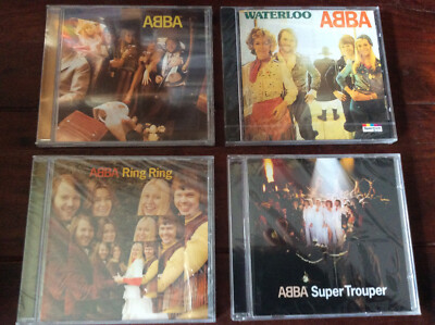 Abba [4 CD Alben] ABBA + Ring Ring + Waterloo + Super Trouper / NEU OVP Sealed