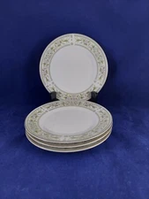 EMPRESS CHINA ARCADIA 1015 MADE IN JAPAN 4 BREAD & BUTTE PLATE 6 1/2" DIAMETER.