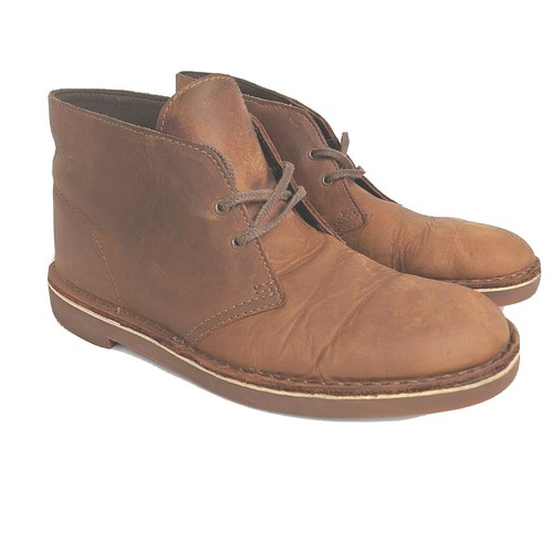 Clarks Mens 9 M Mid-Cut Bushacre Dark 
