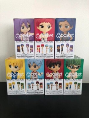 Q posket Kuroko's Basketball Figure Set of 7 figure Banpresto