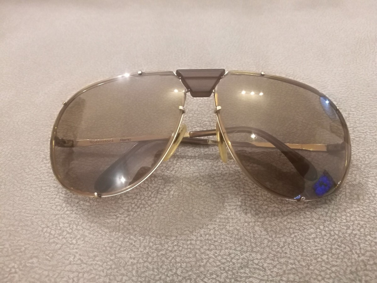RODENSTOCK AVIATOR Sunglasses Model REMO Color GOLD BROWN 
