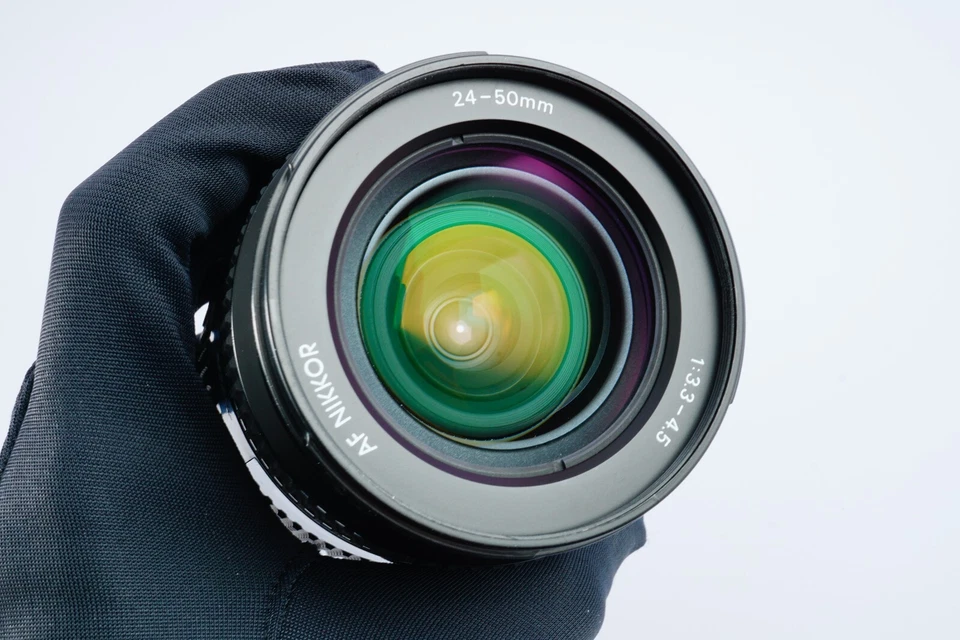 EX+5 Nikon AF NIKKOR 24-50mm F/3.3-4.5 AF Wide Zoom Lens w/ Filter From JAPAN - Image 4 of 4