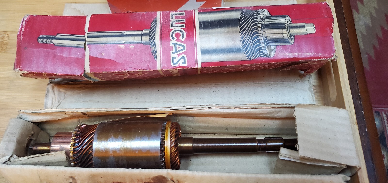NOS Lucas Starter Armature 54250822-Lotus 7,Austin 7,Mini,Morris,Anglia-S4 G