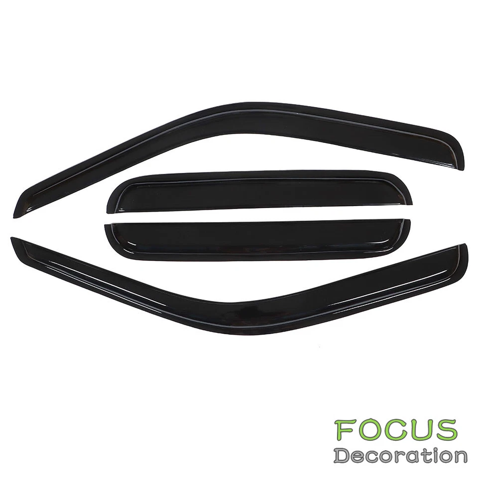 For 99-16 Ford F250 F350 F450 F550 Super Duty Crew Cab Window Visors Rain Guards - Image 4 of 4