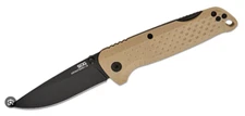 SOG Adventurer LB 3"  SOG-13-11-05-43 Steel Lock-Back Mechanism FDE / Black