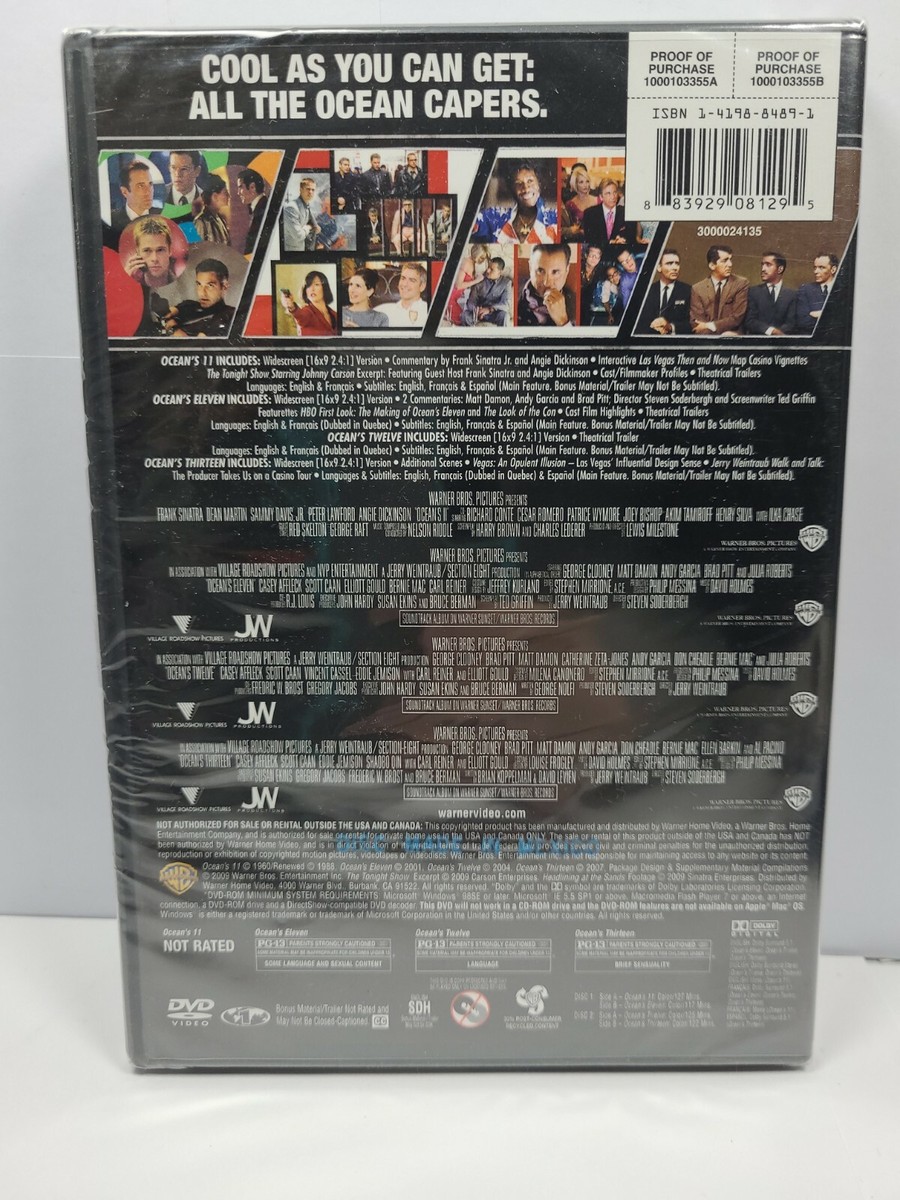 4 Film Favorites: Ocean's Collection (DVD, 2 Disc Set, 4 Movies