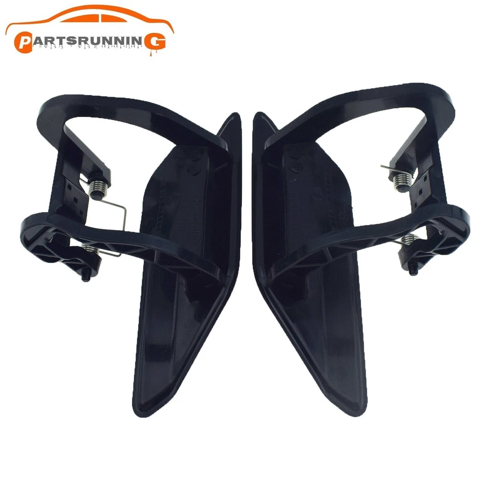 Set of 2 Front Headlight Washer Nozzle Cover For 2010-13 Mercedes-Benz E550 E350 - Image 2 of 4